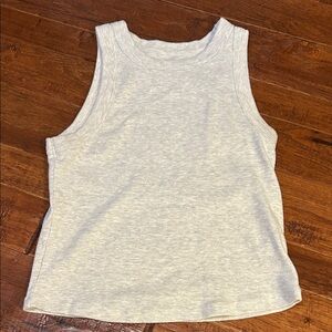 Old Navy Women’s Rib Tank Top - Light Gray